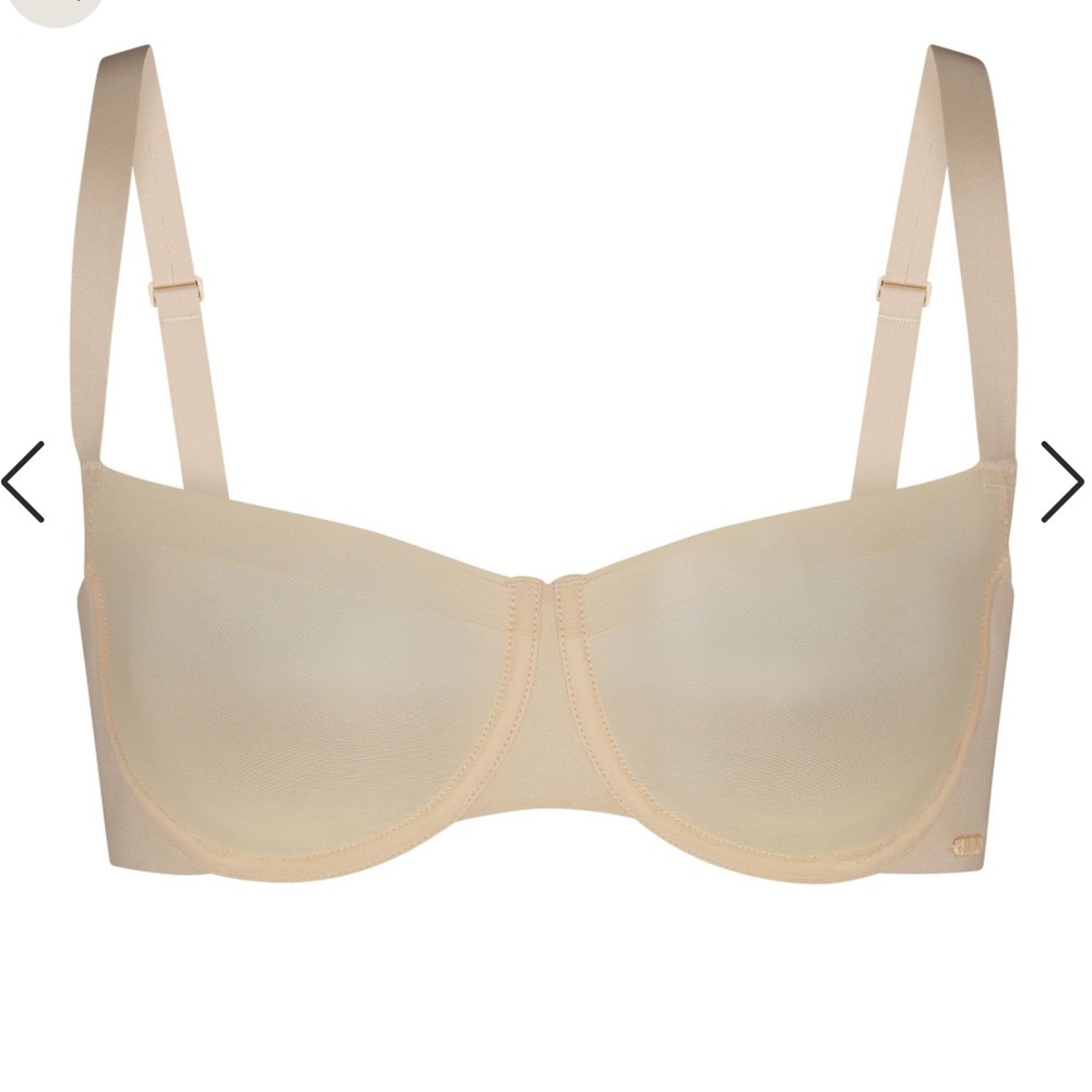 SKIMS No Show Balconette Bra Sand 38F NWT